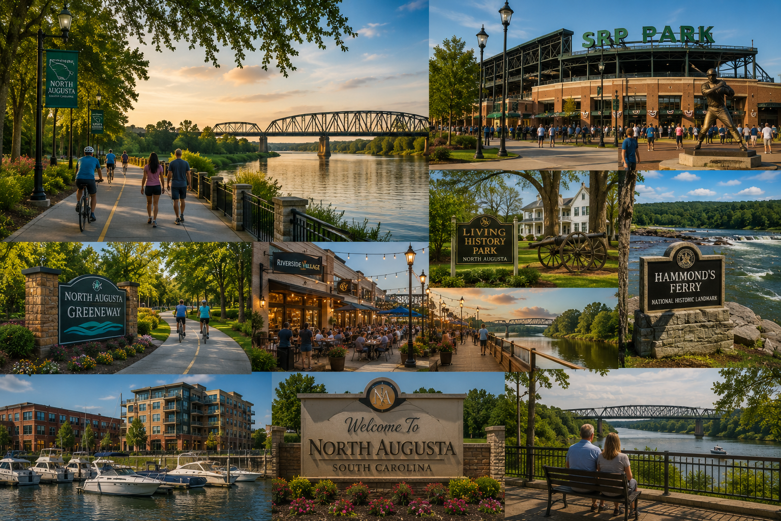 North Augusta's Riverside Village and Greeneway along the Savannah River